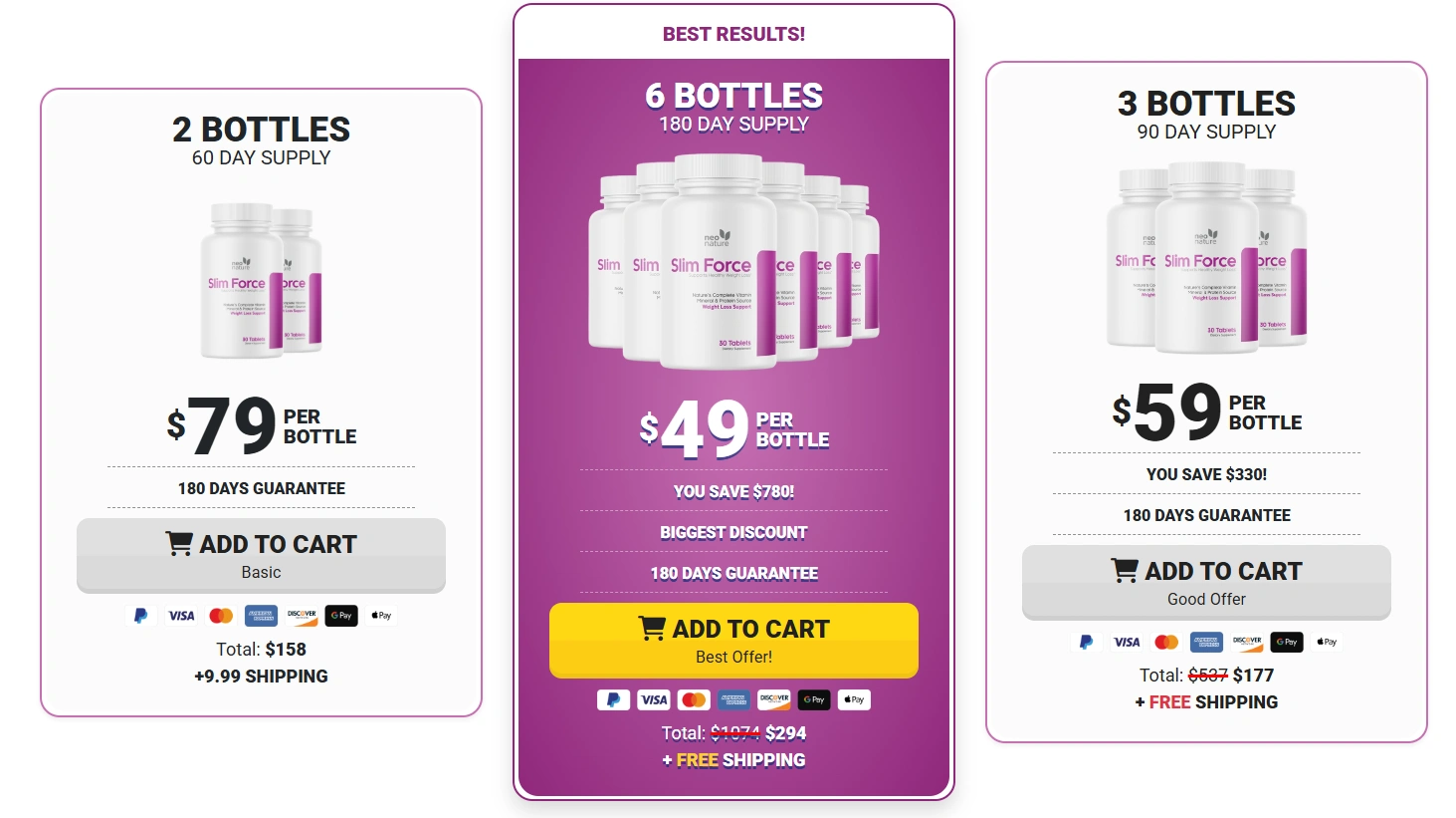 Slim Force Official Website Pricing and Special Deals Slim Force Official Price Packages and Discount Offers